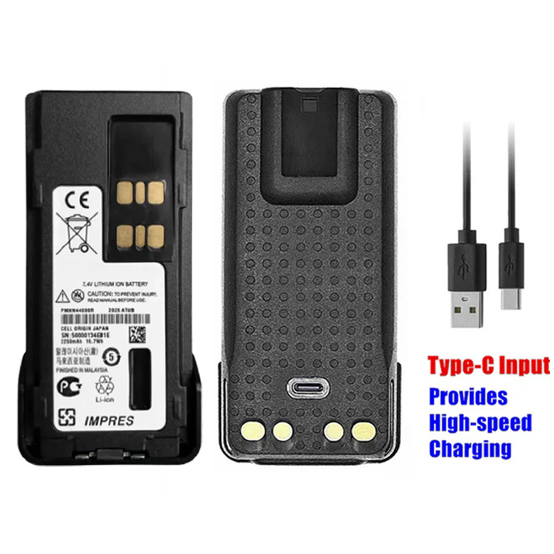 PMNN4491 PMNN4493 PMNN4409 Battery with Type-c arge 3000mAh 5000mAh for motorola dp4801e dp4400e dgp