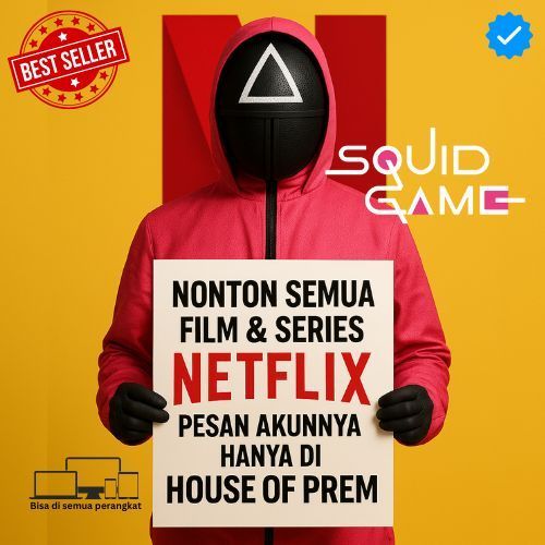 Paket Netflix Premium 1 & 3 Bulan Tanpa Iklan