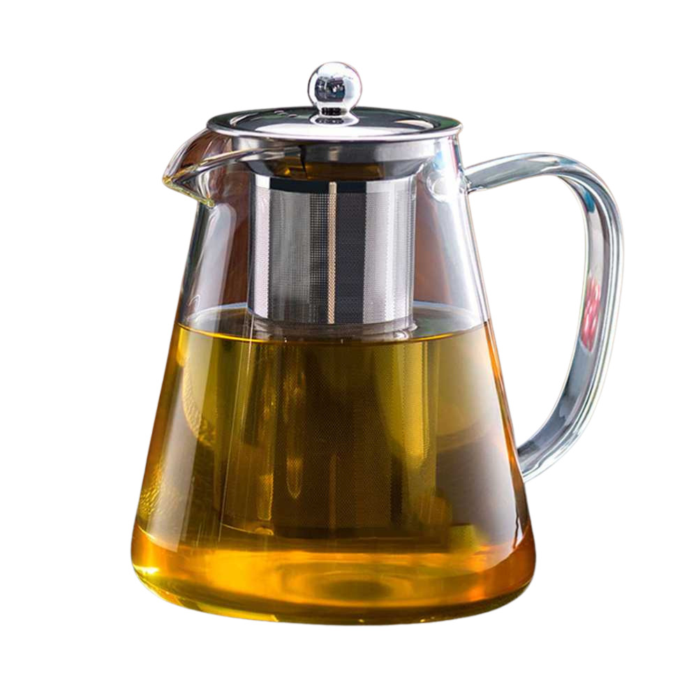 Teko Kaca Ceret Kaca Tahan Panas dengan Saringan Glass Teapot