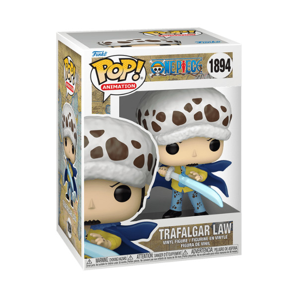 Funko POP One Piece Trafalgar Law with Blue Anesthesia