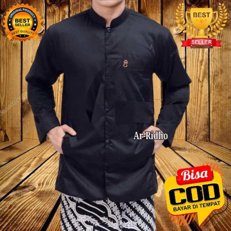 READY Jas Koko Hitam Pria  Koko Putih Semi Jas Koko Terompah Dewasa