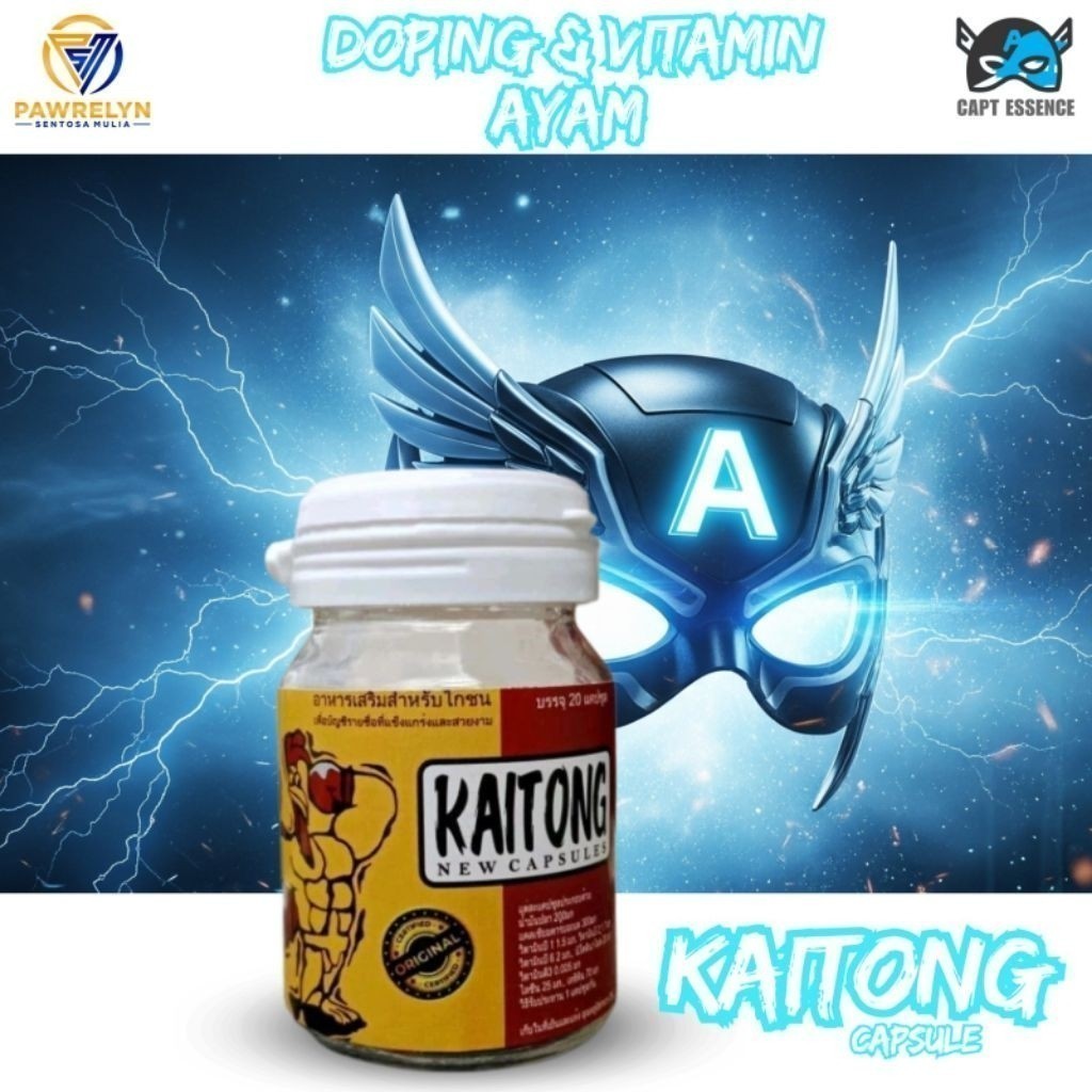 Kaitong - Capt Premium  KAITONG Doping Ayam Laga Isi 20 ORIGINAL THAILAND