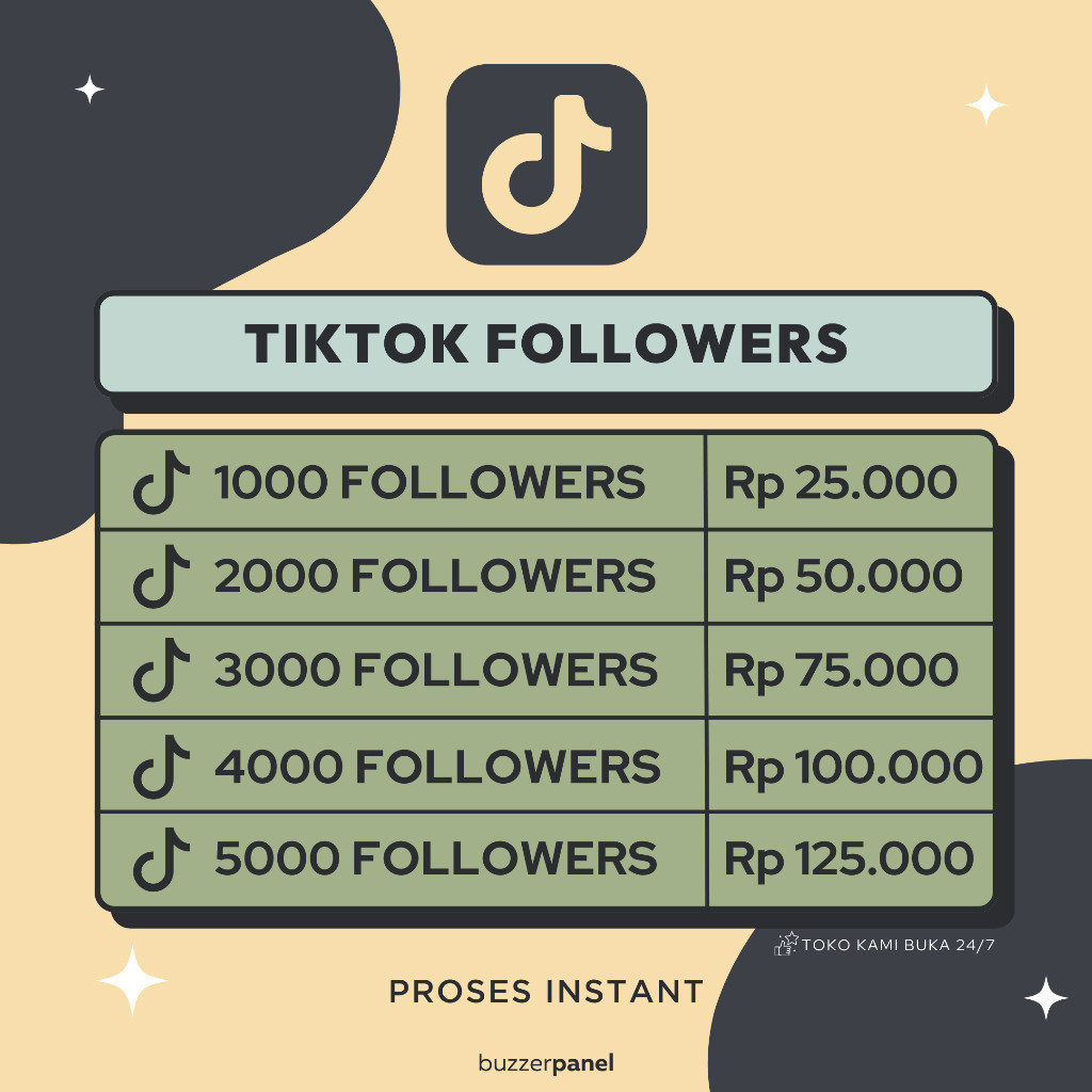 Beli Followers TikTok Permanen Real Akun Worldwide – Proses Cepat, Aman, dan Harga Promo Murah