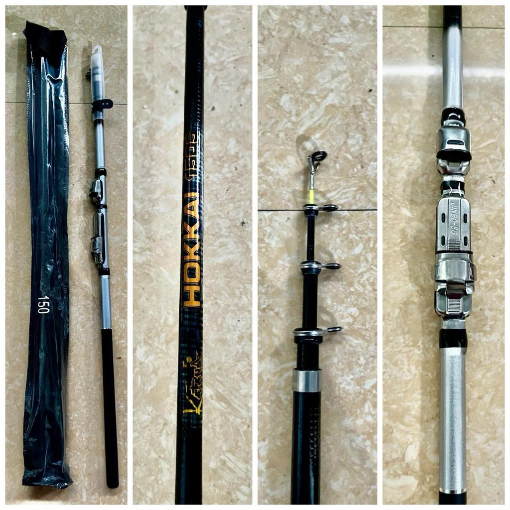 Joran Teleskopik Ring Keramik, Hokkai Reel Seat Metal