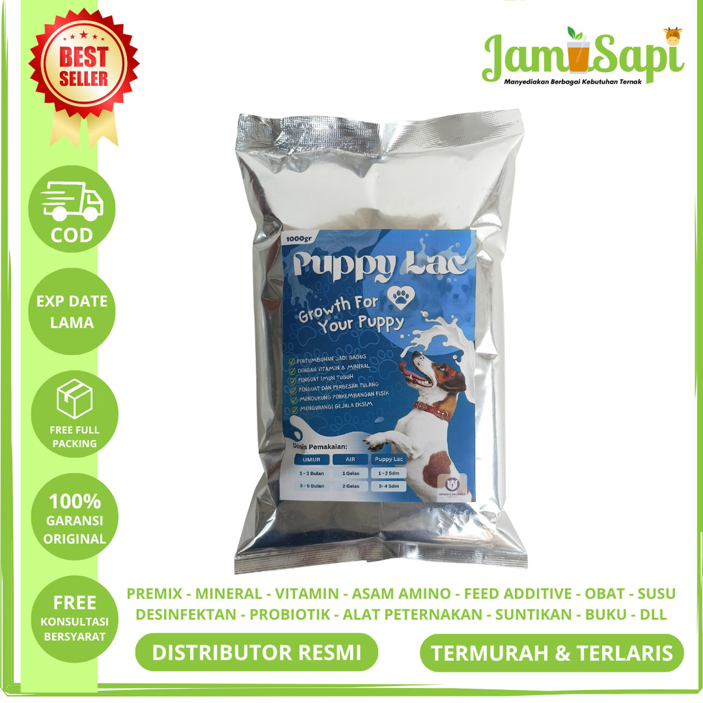SUSU ANJING PUPPY LAC 1KG - Puppylac Susu Anjing Berkualitas
