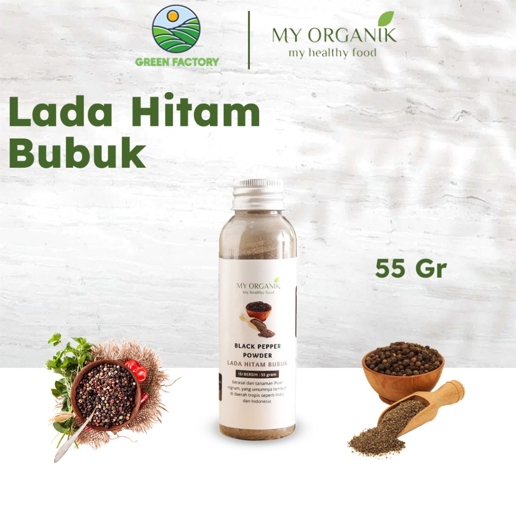 My Organik Lada Hitam Bubuk Botol