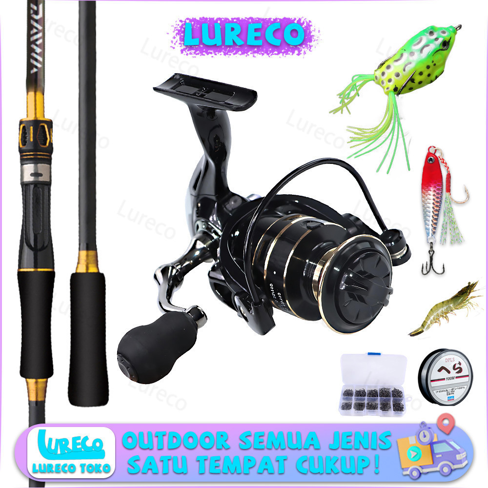 Joran Pancing 1 Set Lentur Dan Kuat NX1000-7000 Joran Laut Karbon Solid Jorang Pancing Kuat 1 Set Pa