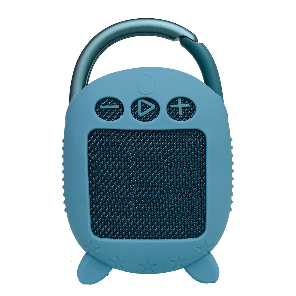 Protective Silicone Cover Case Carrying Case with Stand For JBL Clip 4 Clip4 Bluetooth Speaker (only
