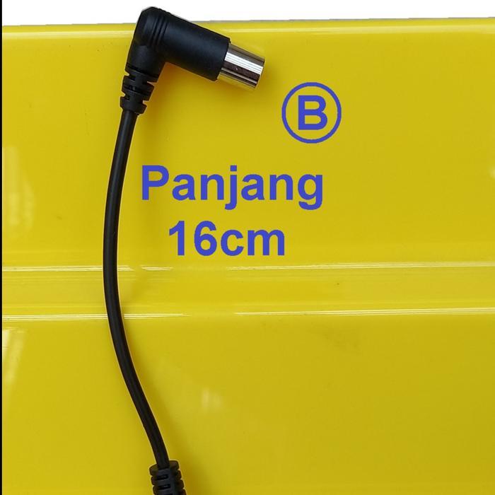 Kabel Antena TV mobil Jack 3.5mm konverter Lubang antenna cewe female - Kabel B