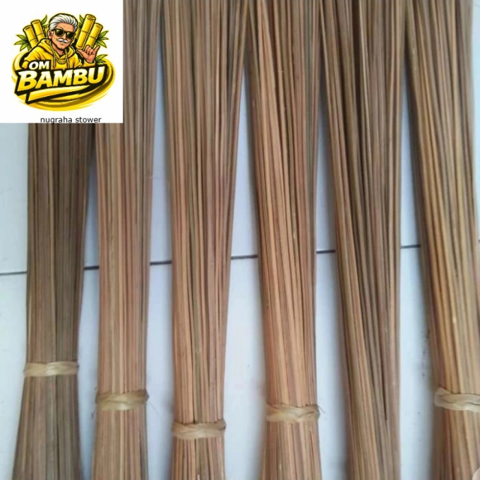 Sapu Lidi Aren Asli / Sapu Aren / Sapu Kawung Kering panjang AM