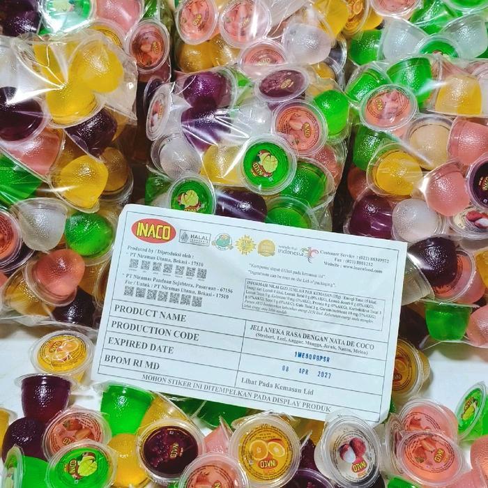 JELLY INACO 1kg Exp 2027 Terlaris Jelly inaco Jeli Food Puding - INACO 1kg