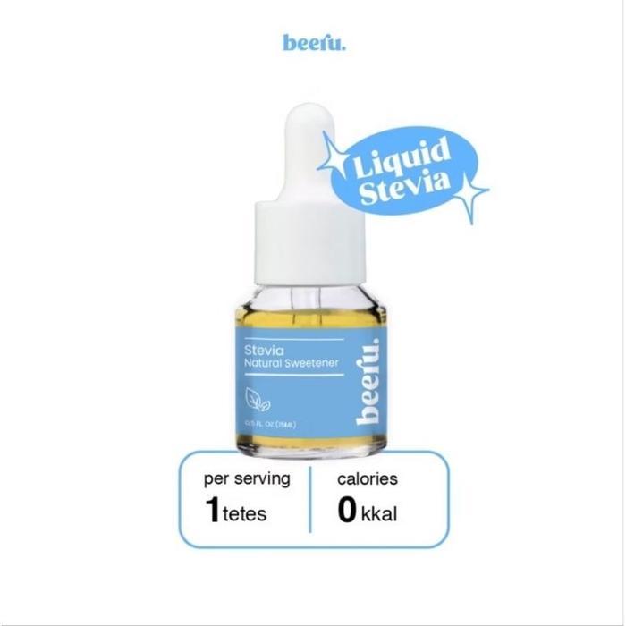 BEERU - STEVIA - Pemanis Alami - Pengganti Gula - BEERU | Stevia 15ml