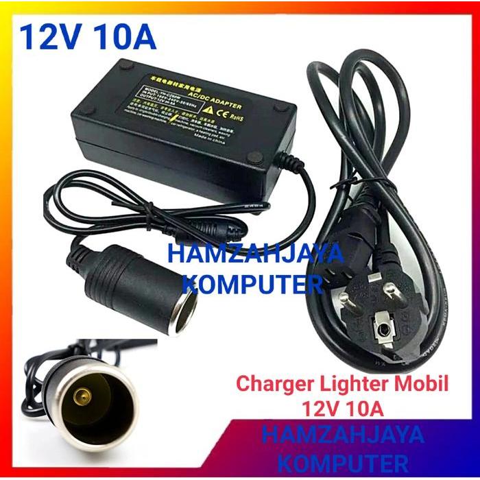 Colokan lighter Adaptor Vacum Vacuum Cleaner Mobil ke Listrik 12V 10A - 12V 10A