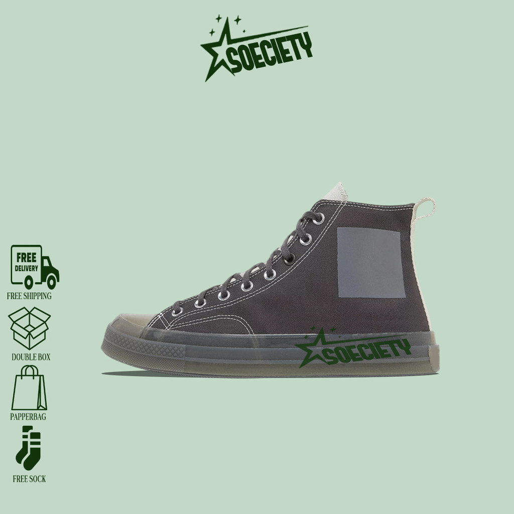 Sepatu Sneakers Converse A Cold Wall Acw X  All Star 70s HI Silver  Birch Steel Dark Grey BNIB Unise