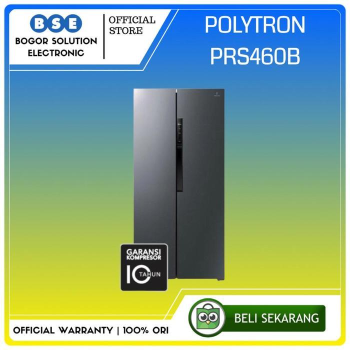 RAMADHAN SALE KULKAS SIDE BY SIDE POLYTRON PRS460B | PRS 460 B | PRS460 - POLYTRON