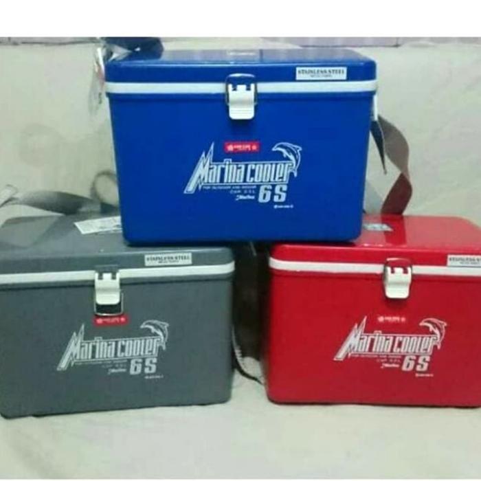 Marina Cooler Box ice 6s Cool Box Es Batu Lion Star Kotak Pendingin