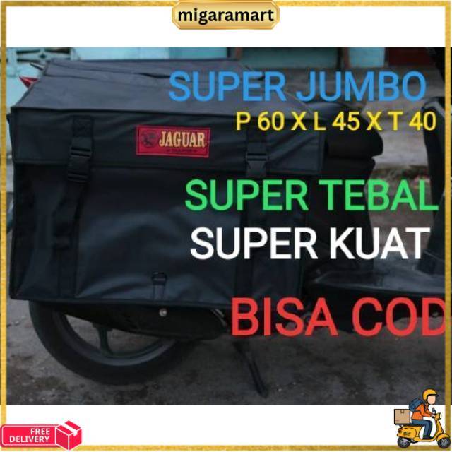 TERLARIS TAS OBROK / TAS KURIR / TAS POS / TAS SALES / RENGKEK ( SUPER JUMBO MERK JAGUAR ) MGM