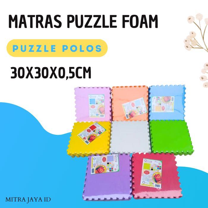 Best Seller  Eva Matras Puzzle Eva Foam / Karpet / Tikar / Alas Lantai 30x30cm - Hitam