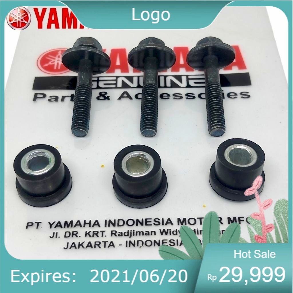 COD 3set Karet Bosh dan Kedudukan Box Filter Udara Mio M3/Freego/X Ride/Mio Smile Dll Universal Orig