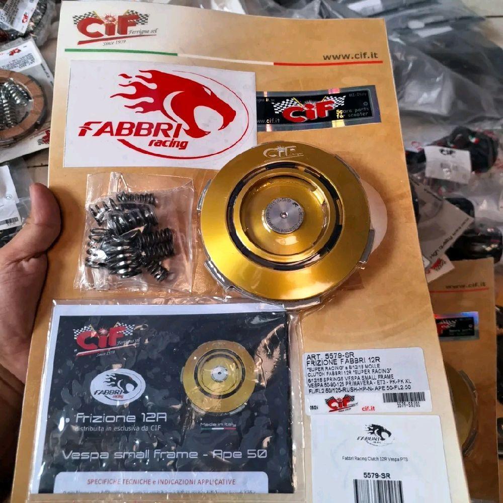 Kopling set fabri vespa smallframe by cif italy baru pts special pts racing