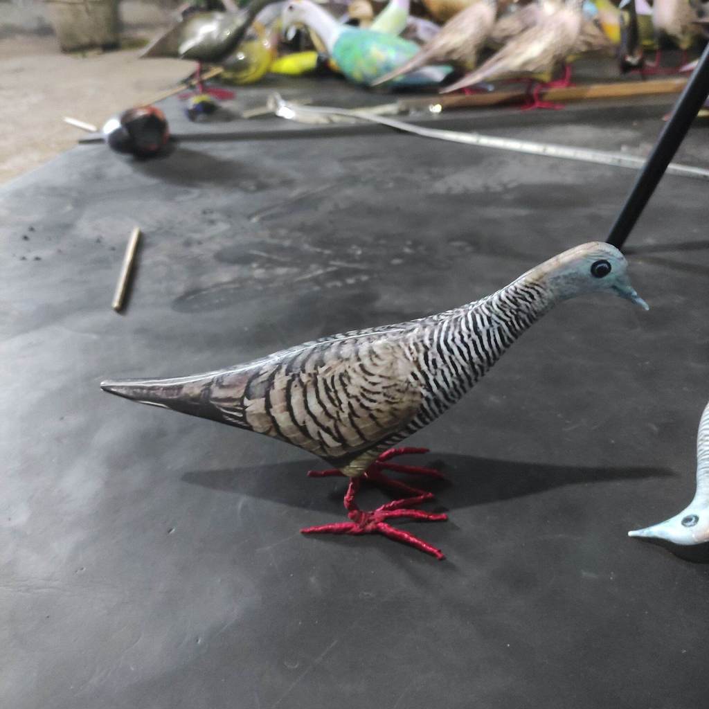 JONTROT BURUNG OCEH PERKUTUT / BONEKA PATUNG MANUK TITIRAN MIRIP ASLI