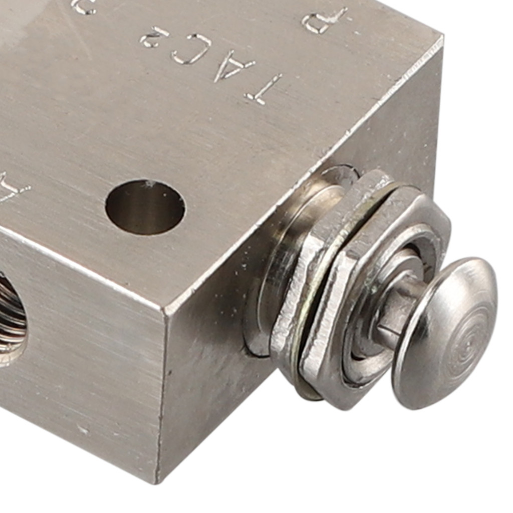 2 Position 3 Way Air Pneumatic Valve TAC231V Mechanical Control Push Button Type for Signal Directio