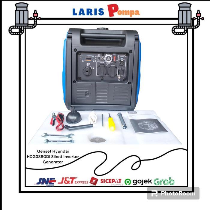 Genset Hyundai HDG 3880DI Silent Inverter Generator