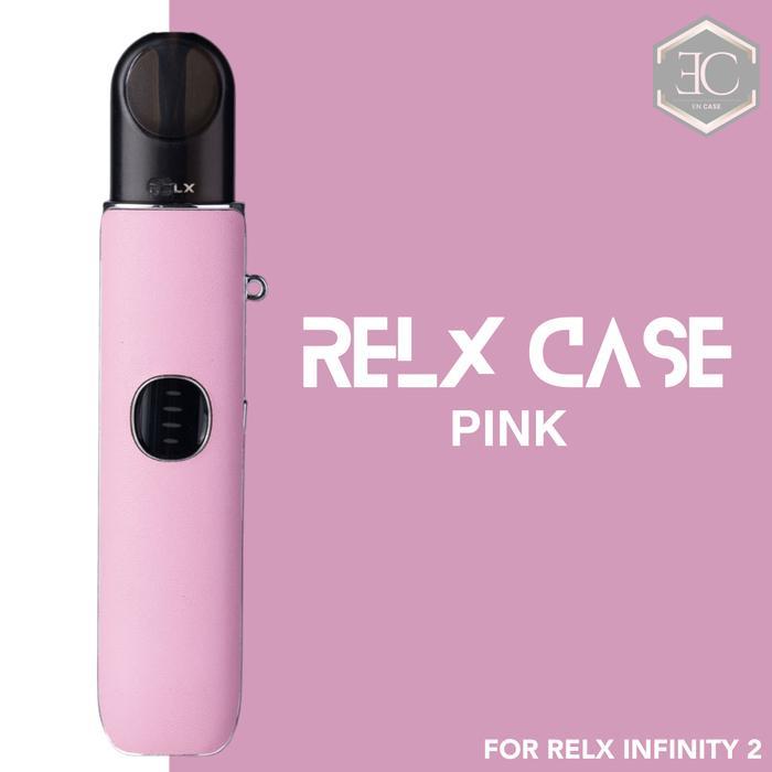 Relx Infinity 2 Premium Leather Case | Casing Infinity 2 Premium - Pink