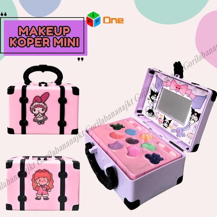 Mainan anak beauty makeup package kosmetik kotak makeup set karakter lucu