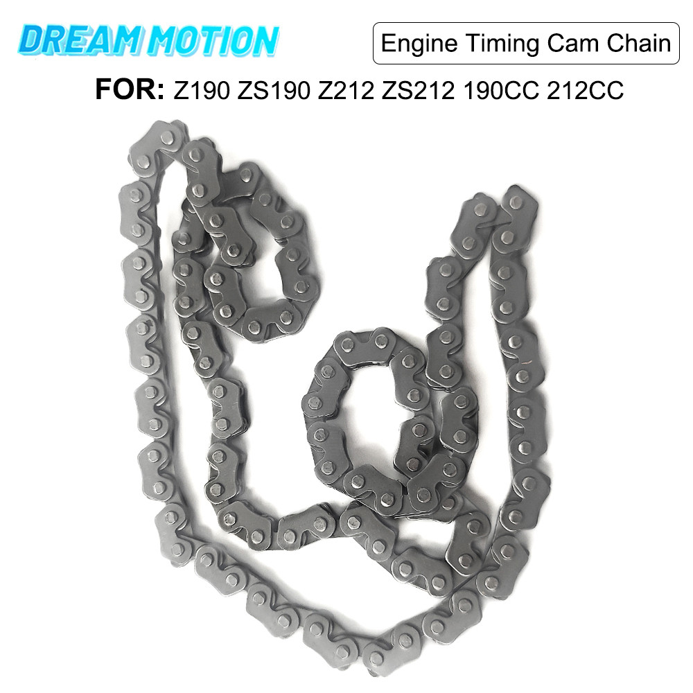 Rantai Timing Mesin Motor Trail ZongShen untuk Sepeda Motor Z190 ZS190 Z212 ZS212 Zongshen 190cc 212
