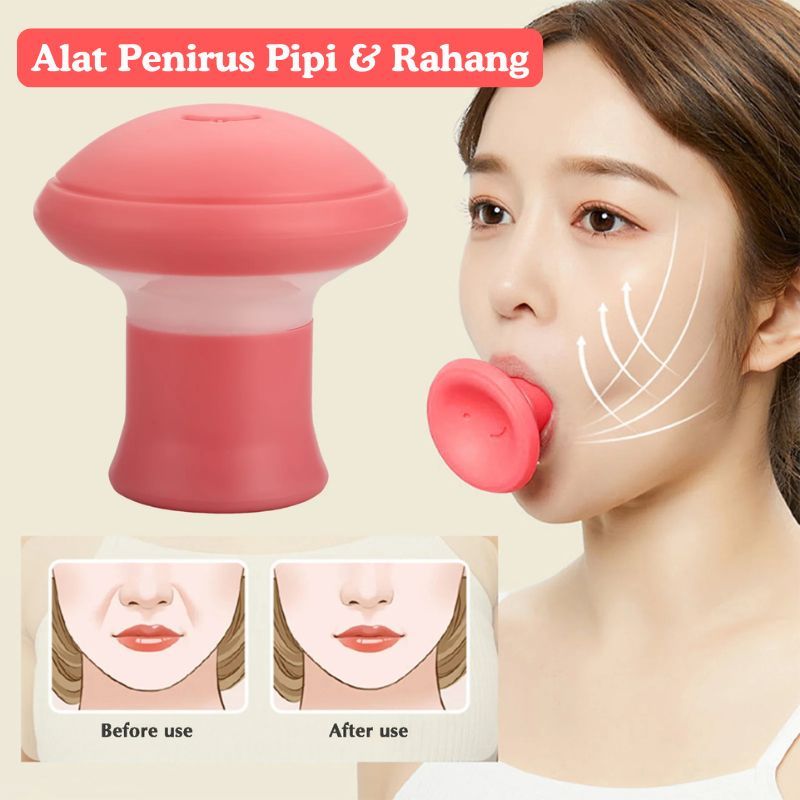 Alat Penirus Pipi Dagu Permanen Silikon Penirus Wajah Muka Tembem Double Chin