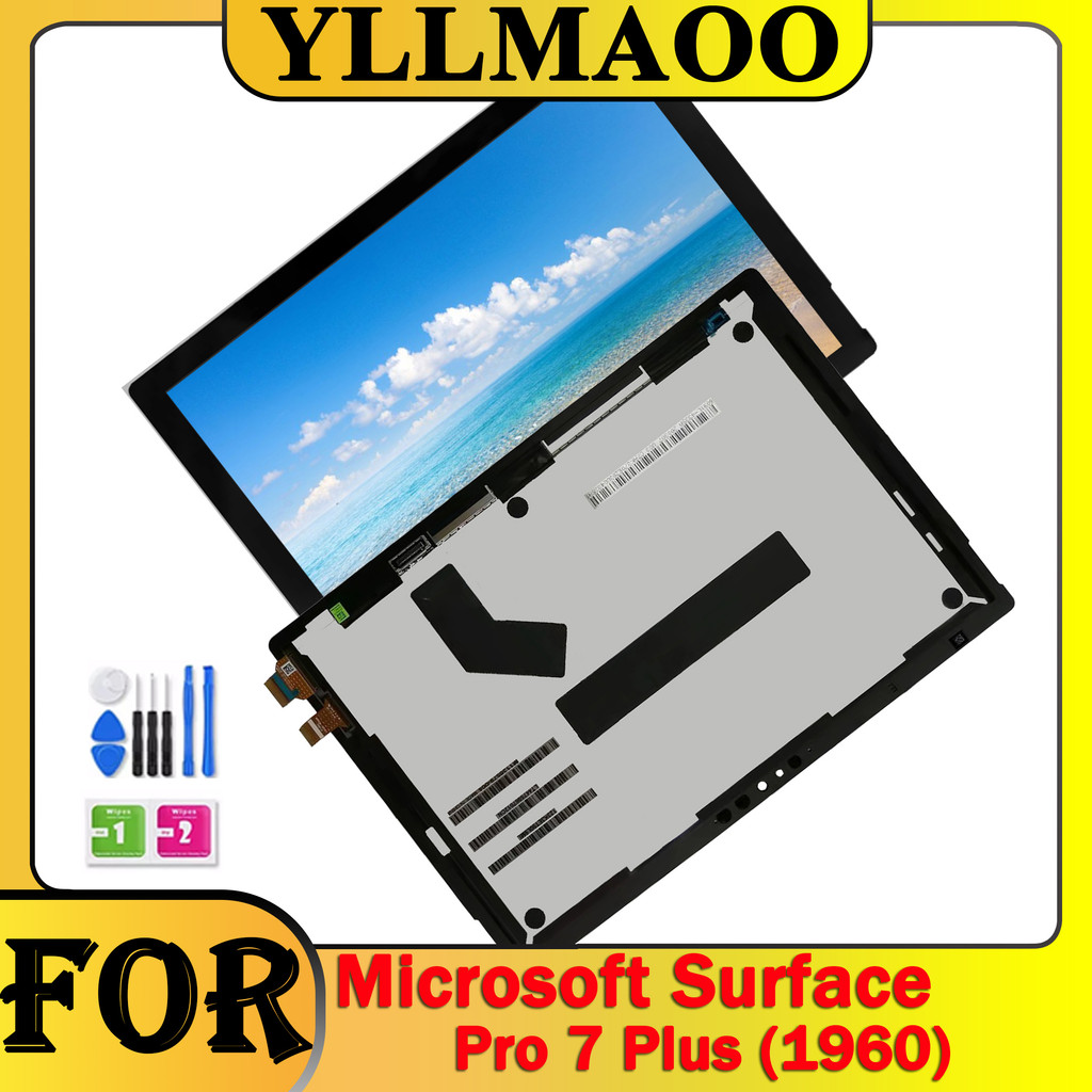 Tablet LCD Display For Microsoft Surface Pro 7 Plus Tou Screen Digitizer Assembly Replacement LCD fo