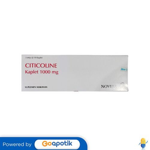 Citicoline Novell 1000 Mg Box 30 Kaplet