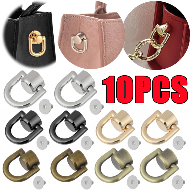 1-10PCS Paku Keling Logam untuk Tas, Gesper, Kancing, Gantungan Sabuk Tas Tangan untuk Kerajinan Kul