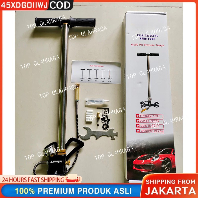 Pompa Pcp Kaki Lipat 6000 Psi Termurah Merk Sniper