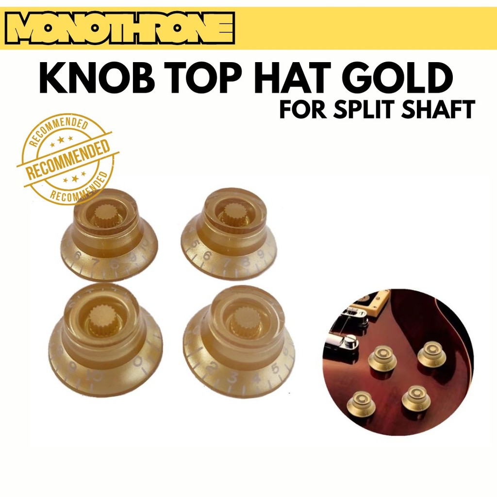 Knob  Gitar Elektrik Knob Volume Tone Nada Knob Les Paul LP Gibson SG Vintage Control Cap Tutup Pote