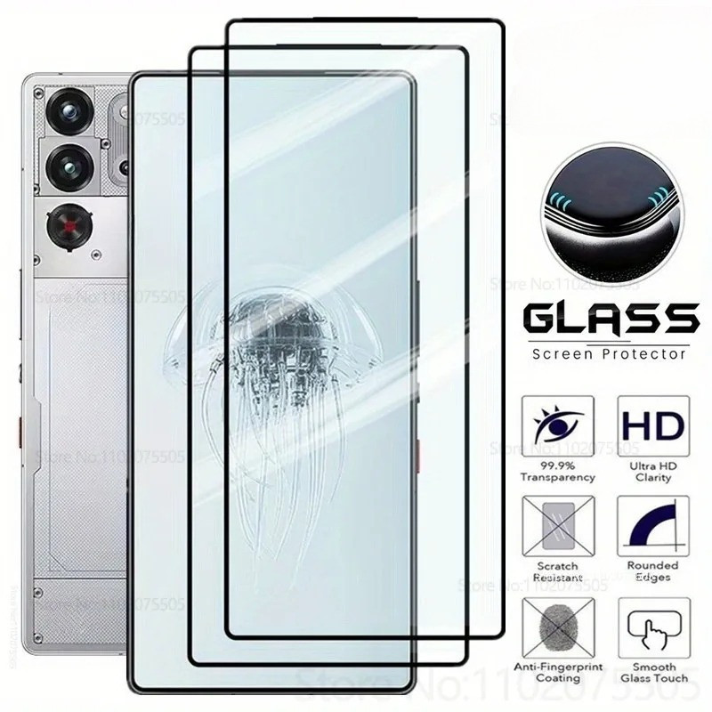 TEMPERED GLASS ZTE RED MAGIC 8S PRO / 8 PRO / 9 PRO / 6 / 6 PRO / 3 / 3S TEMPERED GLASS FULL COVER #