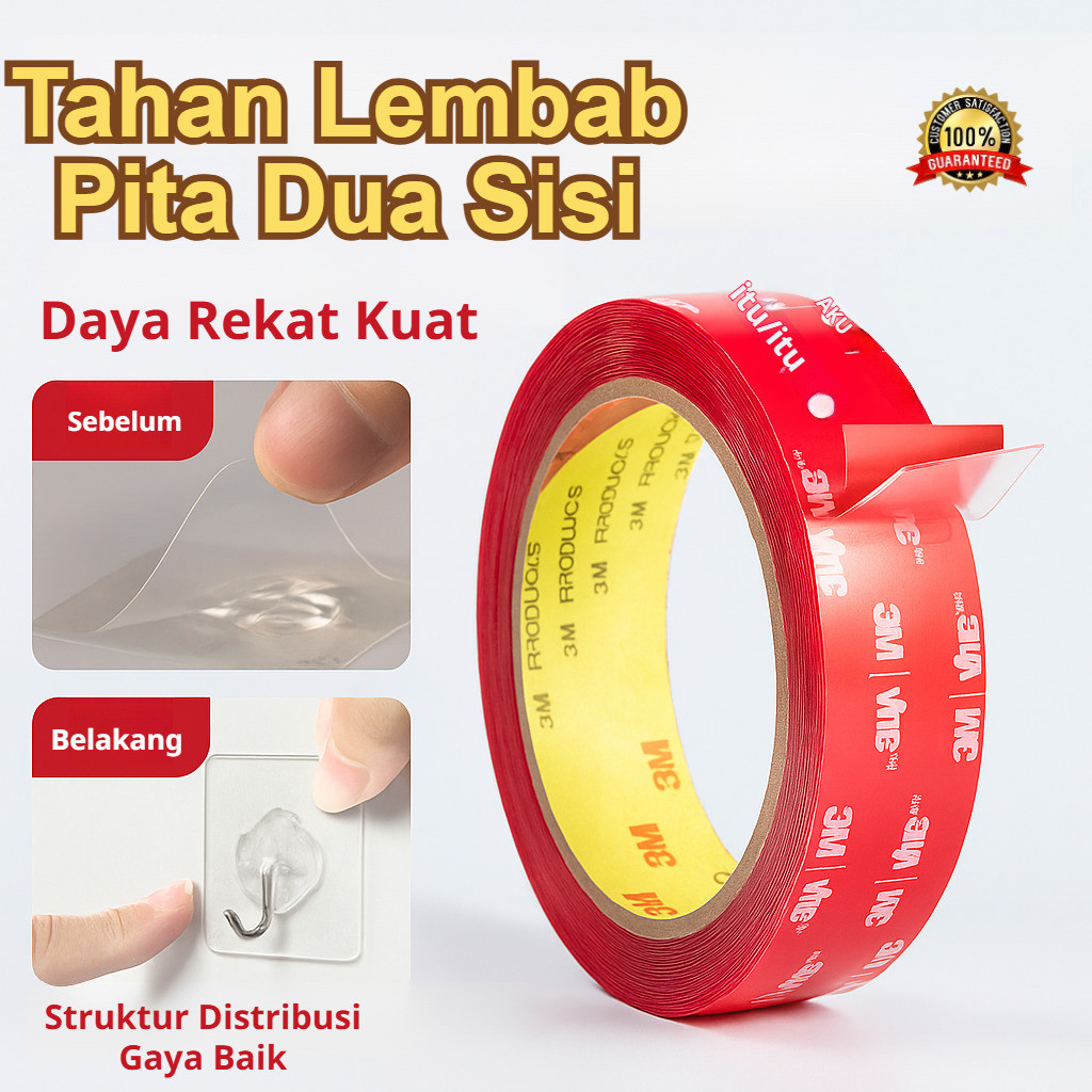 Super Kuat Tahan Air Mobil Pita tahan air kuat busa dua sisi untuk penggunaan di mobil Double Sided 