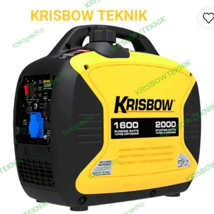 krisbow genset generator silent 2000w 1ph