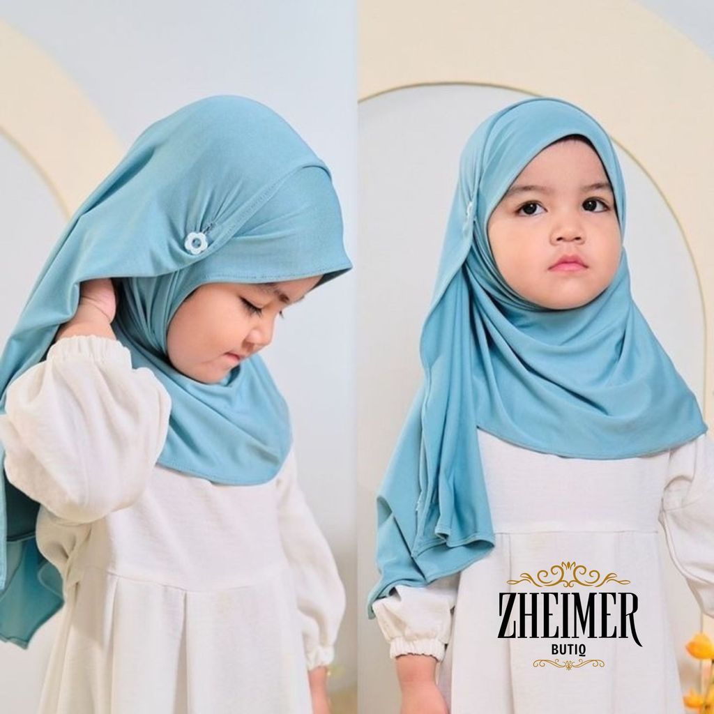 Tsaza - PASMINA INSTAN KANCING ANAK - PASMINA INSTAN ANAK- KERUDUNG INSTAN ANAK- PASMINA ANAK