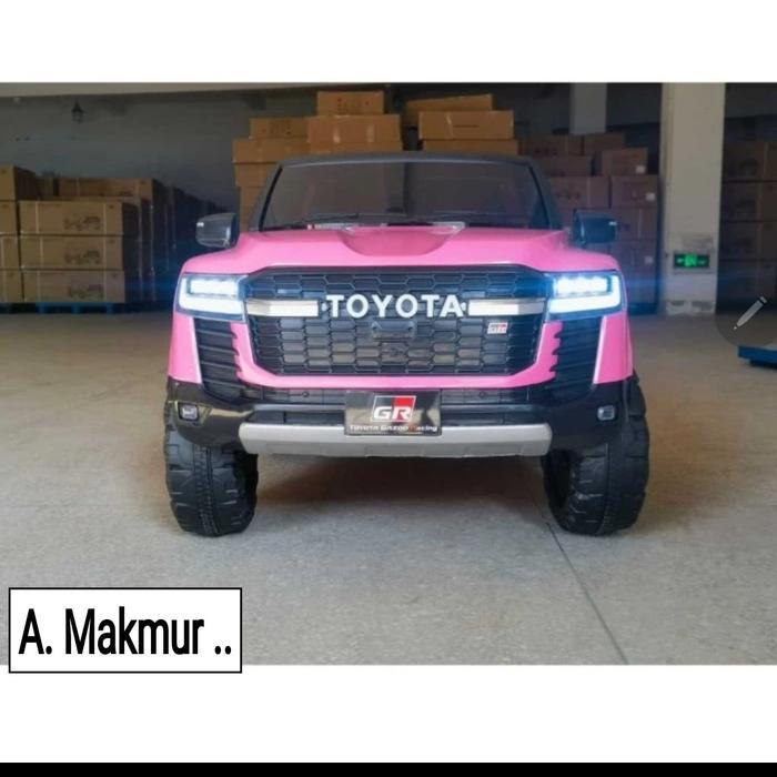 Mainan Mobil Aki Anak Volta 5077 Toyota Land Cruiser LC 300 - Pink
