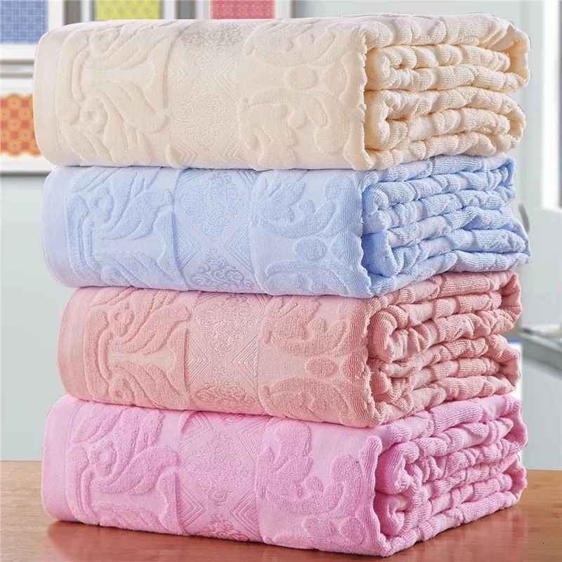 Emon Shop - SELIMUT HANDUK POLOS 160X200 UKURAN SINGLE DEWASA KUALITAS LEMBUT DAN TEBAL