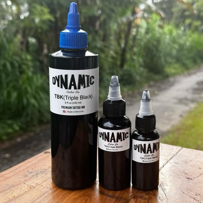 DINAMIC TRIPLE BLACK (tbk) tinta tattoo - 1 OZ  Original