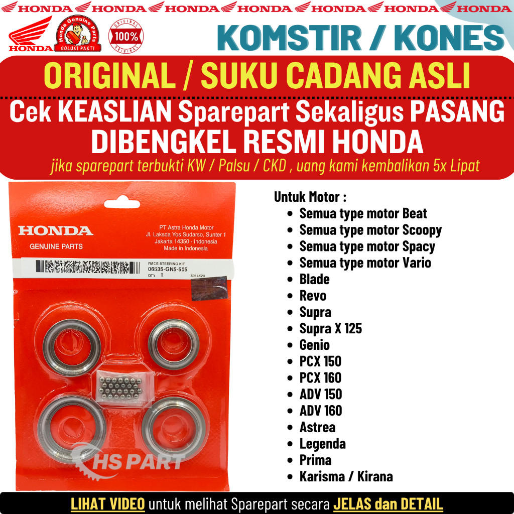 Komstir Comstir Kones Beat Fi POP Esp Street Blade Spacy Fi Scoopy Fi Esp Karburator Genio Vario 110