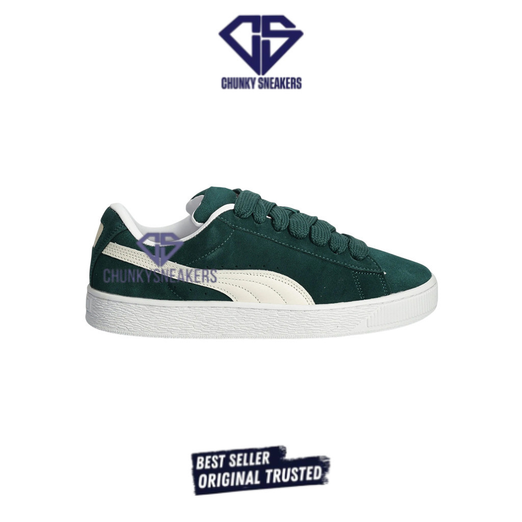 Sepatu  Puma Suede Xl Green 100% Original BNIB