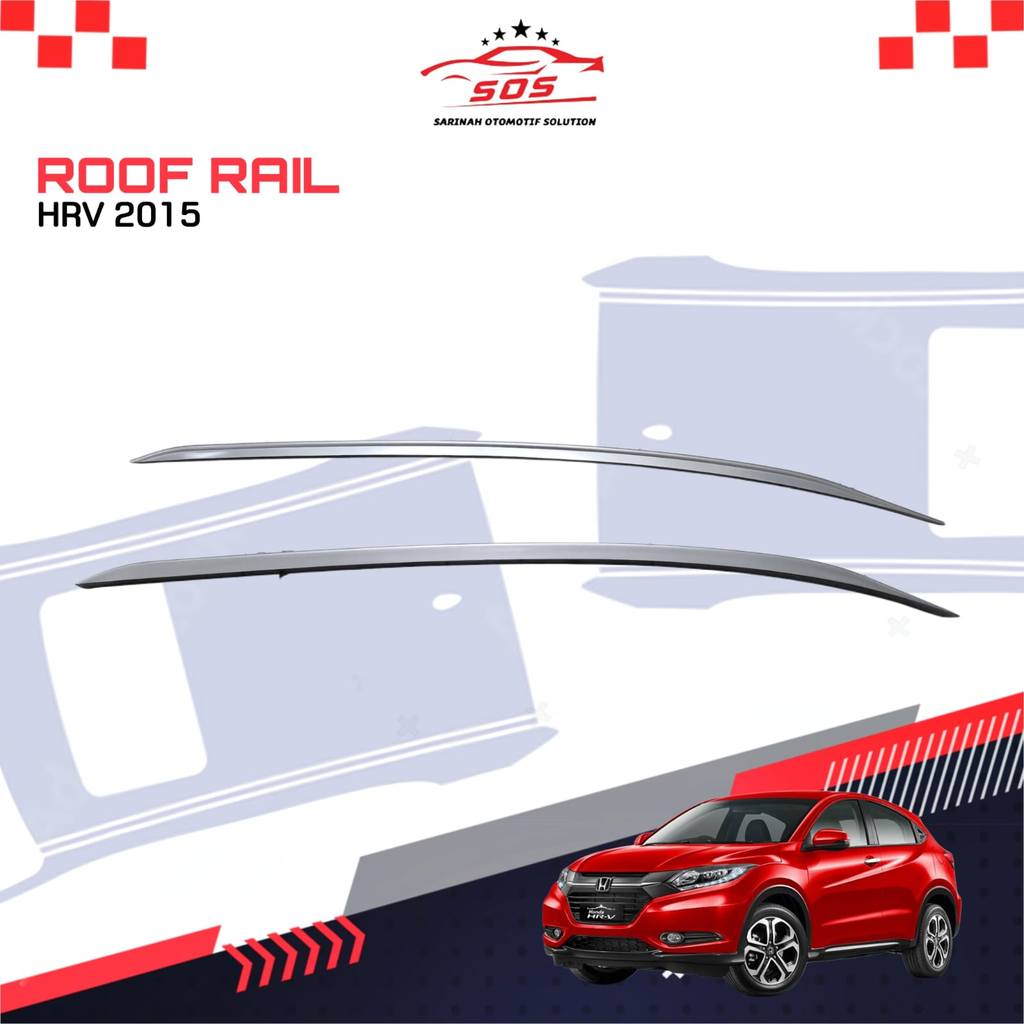 Rail Roof Honda HRV 2015 2016 2017 2018 2019 2020 Activo Silver JSL