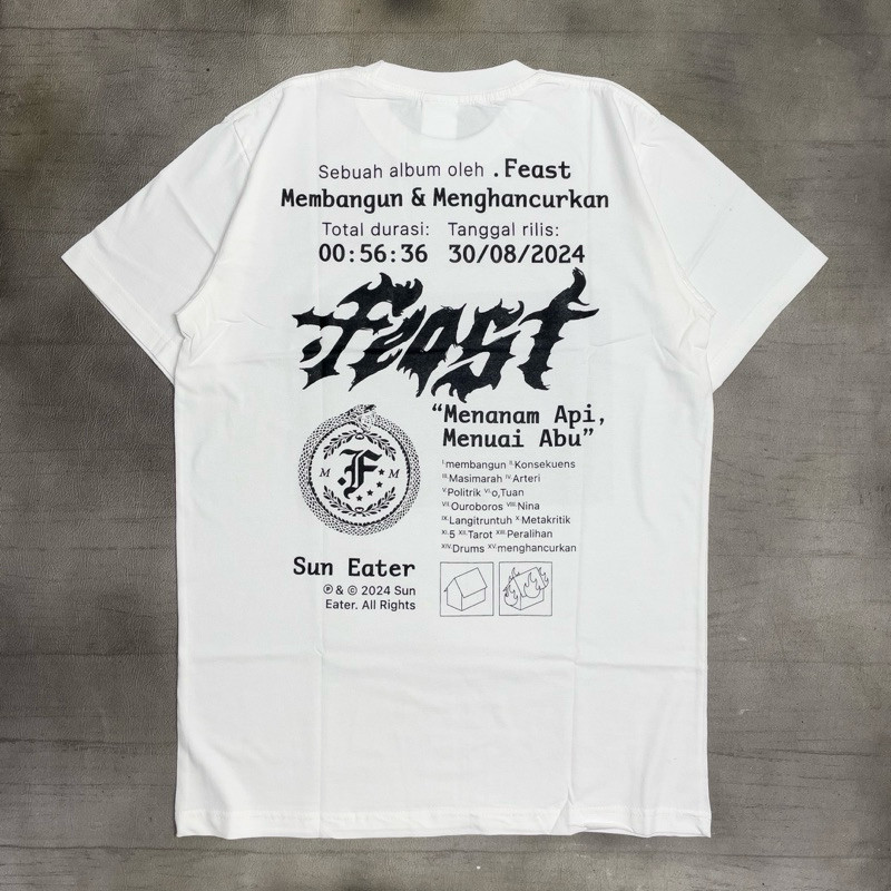Feast - Records | Tshirt White Original Merchandise