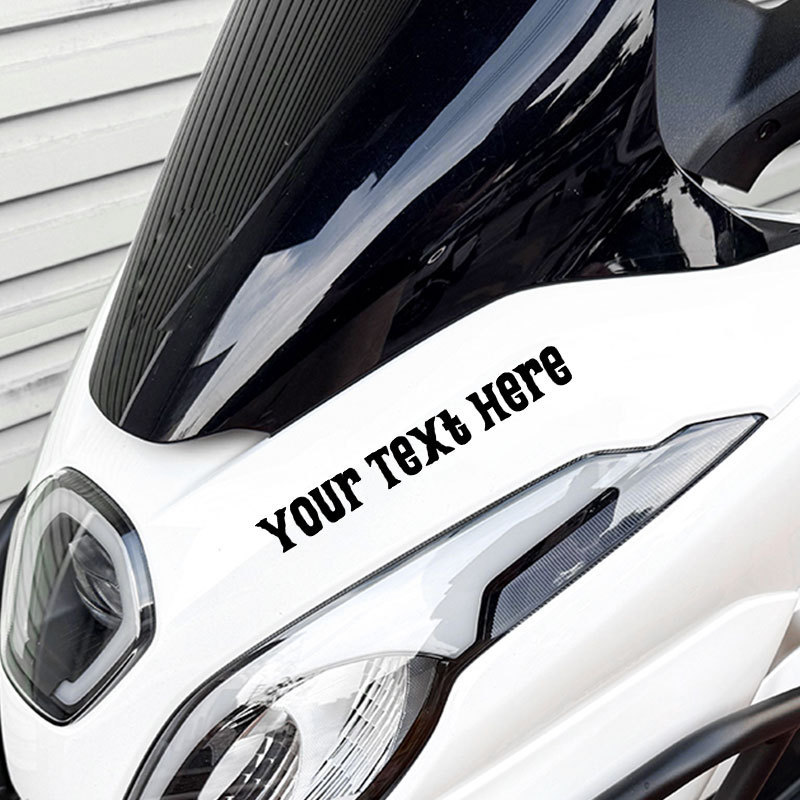 Sticker Custom Nama  Stiker Tangki Motor Motorcycle Stickers DIY Helmet Fuel Tank Helmet Waterproof