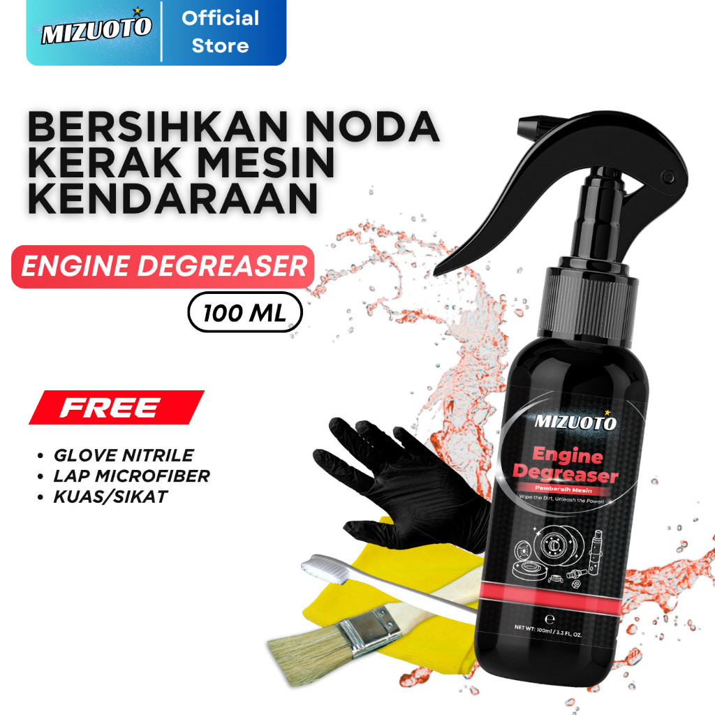 Engine Degreaser Pembersih Kerak Oli Gemuk Karat Mesin Blok Mobil Motor 100ml Mini Travel Size Formu