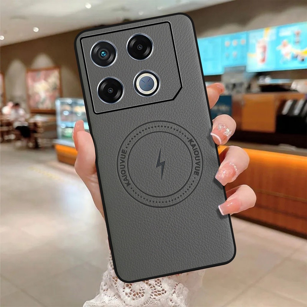 Case  Infinix GT 20 Pro Softcase Luxury Magsafe Leather